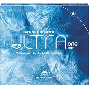 Bausch + Lomb ULTRA ONE DAY Lenti a Contatto Giornaliere Correttive, 90 Lenti, BC 8.6 mm, DIA 14.2 mm, -6.5 Diopt
