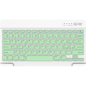 KARFUN Tastiera Wireless Bluetooth Ricaricabile Ultra Sottile per iPad/Samsung/Android/Windows, Tastiera QWERTY Italiano Bluetooth per iPad e Dispositivi Universali
