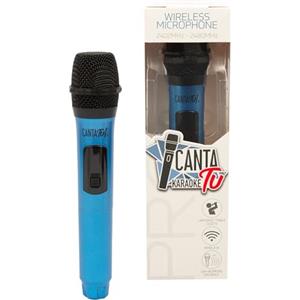 CANTA TU KARAOKE CANTA TU Tu Karaoke Microfono Wireless Pro 2023, Microfono Karaoke Senza Fili, Frequenza 2402MHz-2480MHz, 4 Colorazioni Disponibili, Compatibile PRO 2023, Ideale per Duetti,Blu