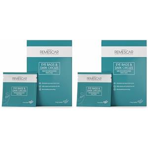 Remescar Patch Occhiaie e Borse Microneedling con Acido Ialuronico e Peptidi - Cerotti Contorno Occhi Antirughe - Idratano, Riducono Borse e Occhiaie, Donano Volume alla Pelle (Confezione da 2)