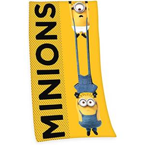 Herding Minions 2 - Telo mare in spugna velour, cotone, multicolore, 75 x 150 cm