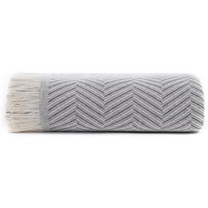 Todocama - Copriletto multiuso per divano, plaid per letto, copriletto, jarapas, prodotto in Spagna, spiga. (125x180 cm, Grigio)
