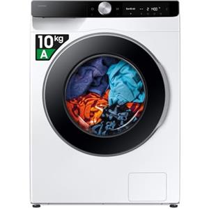 Samsung Lavatrice AI Control WW10FG6U34LK/U3, 10 Kg, AI Energy Mode, AI Ecobubble, Carica Frontale, Corpo: Bianco, Oblò e Display: Nero, 60l x 85h x 55p cm
