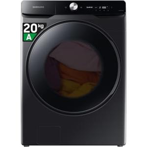 Samsung Lavatrice AI Control WF20DG8650BV/U3 Libera installazione, 20 Kg, Wifi, Ecobubble, AI Wash, Vapore Igienizzante, Carica Frontale, Corpo: Bianco, Oblò: Nero, 68,6l x 98,4h x 87,5p cm