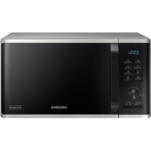 Samsung Forno a Microonde Grill Cottura Croccante MG23K3515CSE1 con Piatto Doratore incluso, Programmi Automatici, Quick Defrost, Capacità: 23L, Colore: Silver, LxAxP: 48,9 x 27,5 x 39,2 cm