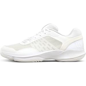 Wilson Scarpe da Padel da Uomo Hurakn PRO V2, vestibilità Sicura, Telaio Dinamico, Design Traspirante, Ammortizzazione Morbida, Stabilità Laterale, Colore: Bianco, Taglia: 12 1/2
