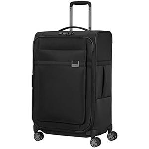 Samsonite Airea - Spinner M espandibile, custodia, 67 cm, 73,5/81,5 L, nero (nero)
