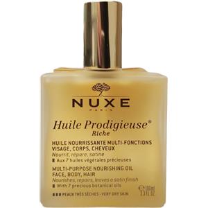 LABORATOIRE NUXE ITALIA Srl Nuxe Huile Prodigieuse Riche 100 ml - Olio Secco per viso corpo e capelli