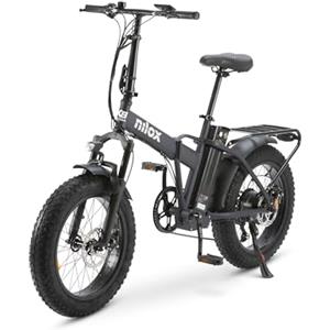 Nilox, Electric Bike X8 Ultra, Bici Elettrica Pieghevole, Fino a 90 km di Autonomia, 25 km/h, Motore 36V 250W, Ruote 20", Cambio Shimano, Bicicletta Elettrica Uomo e Donna
