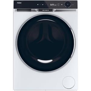 Haier X Serie 11, Lavatrice a carica frontale 10 KG, Libera Installazione, Classe A-20%, 1400 giri, Vapore, 16 programmi, Intelligenza Artificiale, Capacità XXL, 85x60x61 cm, Bianca - HW100-BD14397U1S