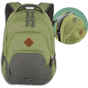 travelite zaino bagaglio a mano, zaino per laptop 15,6 pollici, BASICS, zaino da giorno, zaino con molti scomparti, 45 cm, 22 litri