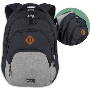 travelite zaino bagaglio a mano, zaino per laptop 15,6 pollici, BASICS, zaino da giorno, zaino con molti scomparti, 45 cm, 22 litri