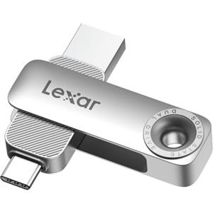 Lexar D50E 256GB Unità A Stato Solido Doppia, Chiavetta USB Velocità Fino A 400MB/s In Lettura, 360MB/s In Scrittura, Prestazioni Elevate, Porte USB-C E USB-A, Compatibile con iPhone 17, Android, PC