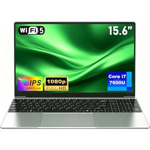 FUNYET PC Portatile 15.6" Core i7-7600U(fino a 3.9GHz) Gaming Laptop 16 GB RAM 1 TB SSD Win11 HD Graphics 620 GPU 1920×1080 Notebook con Type-C, WIFI5, BT4.2, USB3.0, HDMI, Tastiera Retroilluminata