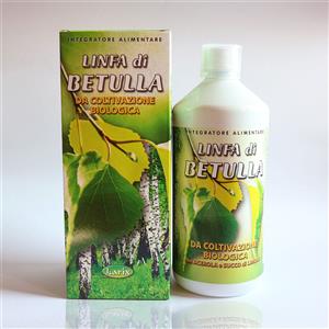 LARIX LABORATORI Srl Linfa di Betulla 1L - Integratore Alimentare Biologico con Acerola e Succo di Limone