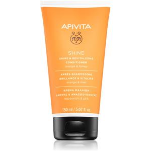 Apivita Balsamo Illuminante e Rivitalizzante con Arancia e Miele 150 ml - Idratazione e Lucentezza per Tutti i Tipi di Capello