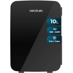 Cecotec Mini Frigorifero Bolero MiniCooling 10L Bahamas Black. 12V-220V, compatibile auto e caravan, raffreddamento e riscaldamento, temperatura 7-65º, trasporto facile, ELEGANZA E UTILITÀ