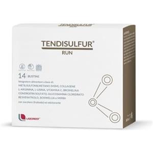 Laborest | Tendisulfur Run | 14 bustine | Metilsulfonilmetano (MSM) | Mantenimento dei tendini e il movimento muscolare