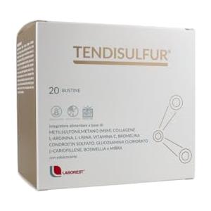Laborest | Tendisulfur | 20 bustine | Mantenimento dei tendini e il movimento muscolare | Vitamina C