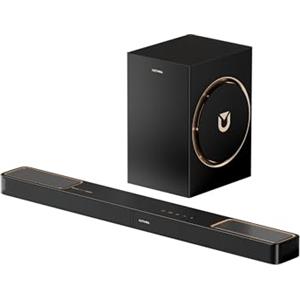 ULTIMEA Soundbar 3.1.2ch con Dolby Atmos, Impianto Audio Surround per TV con Subwoofer da 6.5", Soundbar per TV, Sound Bar con Subwoofer per Home Theater, Bluetooth 5.4, HDMI eARC, Skywave F30 Boom