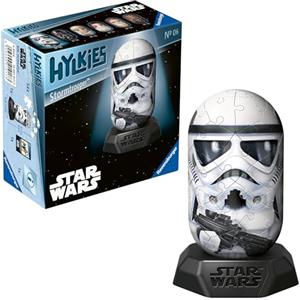 Ravensburger - Puzzle 3D, Hylkies Stormtrooper, Star Wars, Puzzle per Adulti e Bambini 12+ Anni, Idea Regalo, Modellismo, 54 Pezzi