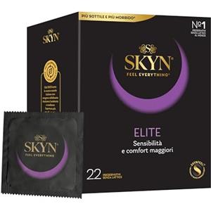 SKYN Elite - Preservativi Senza Lattice in Poliisoprene - Ultramorbidi e Ultrasottili, 22 Pezzi