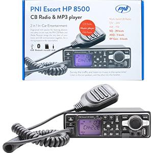 PNI Radio CB e lettore MP3 PNI Escort HP 8500 ASQ include cuffie con microfono