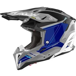 AIROH CASCO OFFROAD AVIATOR 3 SABER BLUE GLOSS XL