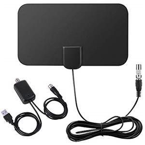 DollaTek Antenna TV digitale 50 Miglia Amplificatore di segnale Gamma TV compatibile HDTV Antenna 4K DVB-T2 interna ATSC