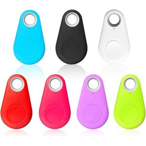 LEKEFETO Set di 7 Localizzatori di Chiavi Bluetooth Tracker con Allarme da 80-90dB - Localizzatore di Oggetti per Biciclette, Animali Domestici, Valigie | Batteria CR2032 Sostituibile, Multicolore