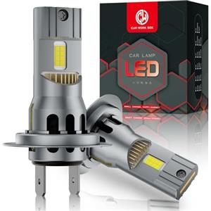 CAR WORK BOX H7 LED Lampadine Auto 6500K: 28000LM 120W Kit Lampada, Sostituzione per Alogena