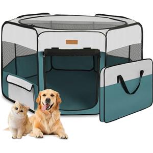 Akinerri Box per cani, portatile, per gatti, cuccioli, conigli, polli, tenda pieghevole di grande capacità, per interni ed esterni, viaggi, campeggio