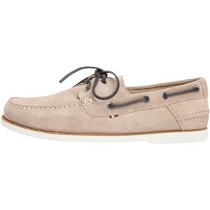 Tommy Hilfiger TH Boat Shoe Core Suede Fm0Fm05387 - Scarpe da Barca da Uomo, Beige (Tortora costiera), 42