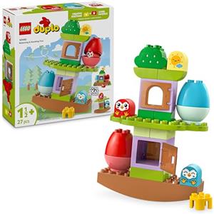 LEGO DUPLO My First L'Albero dell'Equilibrio - Gioco Didattico per Bambini e Bambine da 1 Anno in su - Set di Costruzioni per la Motricità Fine con 2 Figure di Uccelli Giocattolo - 10440