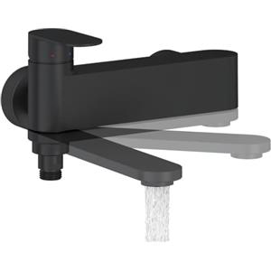 Ravak Rubinetto da bagno | Design nuovo | Miscelatore monocomando per vasca da bagno | soluzione unica | CR II 022 | RAVAK (Nero 1)