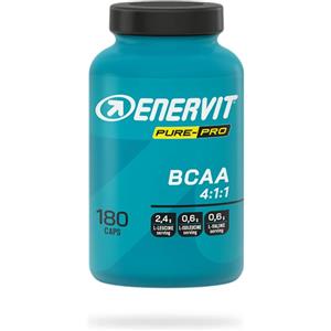 Enervit Pure Pro BCAA 4:1:1 - 180 Compresse di Aminoacidi Ramificati per Supporto Muscolare e Riduzione Affaticamento