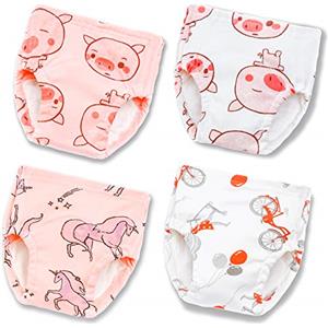Joyo roy Mutandine Apprendimento Bambino vasino per Bambini Mutande Trainer Bambini Intima per Bambini Cotone Assorbente 1-5 Anni