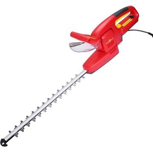 WOLF Garten Wolf-Garten 41AF0H-D650 HSE 45 V Tagliasiepi Elettrico, Rosso/Giallo, 34x32x115 cm