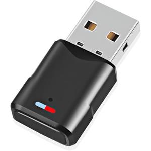Inajoke Adattatore USB Bluetooth 5.3 per PS5/PS4/SwitchConsole/PC, Dongle Dual Accoppiamento a bassa latenza Chiave Trasmettitore Ricevitore Audio Wireless per Windows/Macos/Cuffie/Altoparlanti