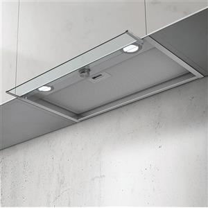 Elica Cappa Cucina Aspirante Sottopensile Incasso Larghezza 90 cm Profondità 34 cm colore Inox - PRF0114761 BOXIN LX/IX/A/90