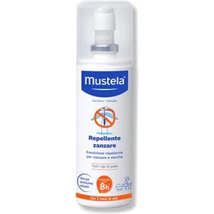 Mustela Repellente Zanzare Spray 100ml - Protezione fino a 8 ore, adatto da 2 mesi, senza profumo