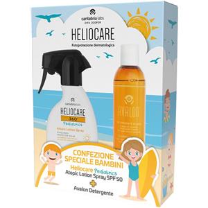 DIFA COOPER Heliocare 360° Pediatrics Atopic Lotion Spray SPF50 Avalon Detergente Fluido 250 ml
