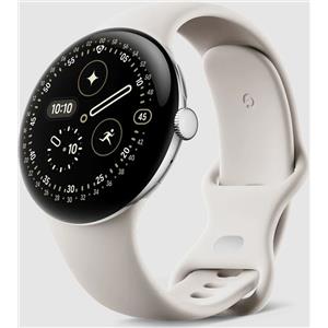 Google Pixel Watch 4 (2025) | 45 mm | WiFi | Polished Silver | Porcelain