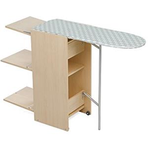Foppapedretti Stir8 Mobile stiro con piano a scomparsa, Chiudibile e compatto, Naturale, 39 x 136 x 87 cm