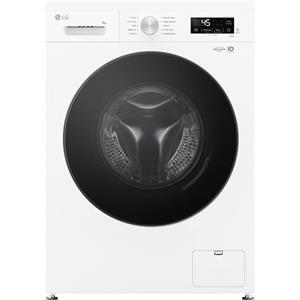 LG F4NX1009NWB Lavatrice 9 kg a Carica Frontale Serie X1, Classe A, 1400 giri, Wi-Fi, 6 Motion Direct Drive, Lavaggio a Vapore Allergy Care, Libera installazione, Essence White