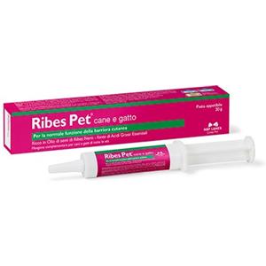 N.B.F. LANES Ribes Pet Pasta Appetibile 30 g - Integratore per Cani e Gatti con Omega 3 e Omega 6