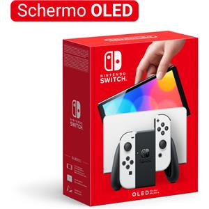 Nintendo Switch (modello Oled) Bianco, schermo 7 pollici