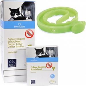 Camon Collare Barriera Antiparassitario per Gatti all'Olio di Neem - 35 cm, Naturale e Efficace contro Parassiti