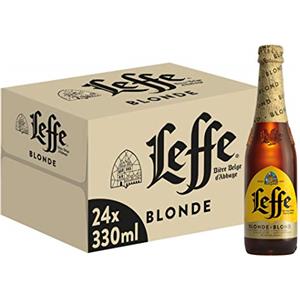 Leffe Blonde, Birra Bottiglia, Pacco Da 24 x 33 Cl, 7.92