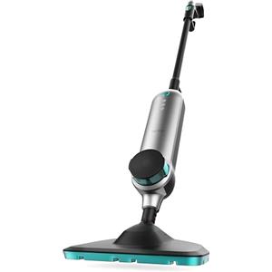 Cecotec Pulitore a Vapore Verticale con Cavo HydroSteam 3030 Blaze. 1500W, 330ml, Vapore 20-30g/min, Riscaldamento Rapido 30Sec, 3 Livelli Controllo Vapore, Filtro Acqua, Filtro Anticalcare Removibile